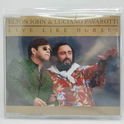 Elton john luciano pavarotti live like horses maxi cd single occasion