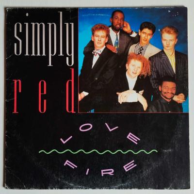 Simply red love fire maxi single vinyle occasion