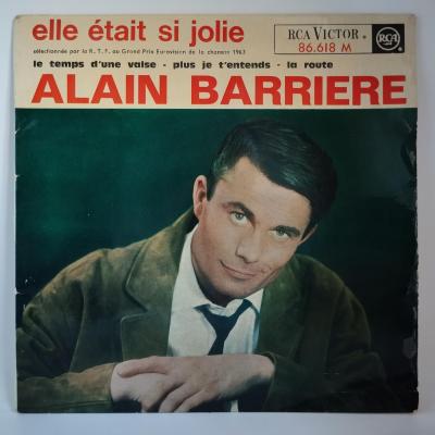 Alain barriere elle etait si jolie single vinyle ep occasion