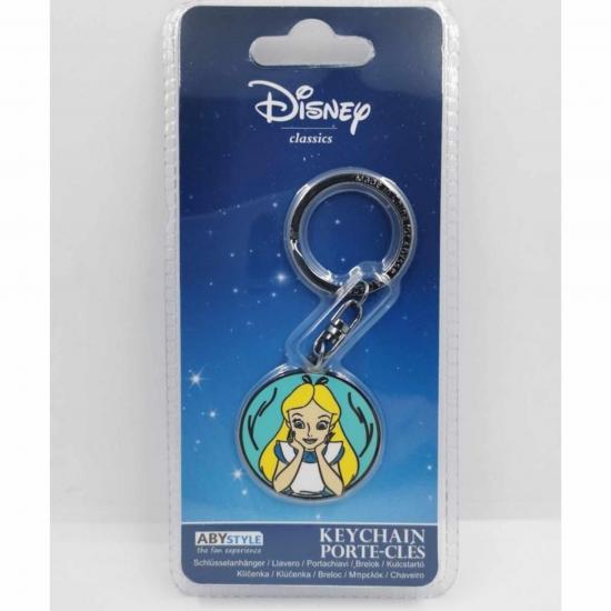 Alice au pays des merveilles porte cles metal disney