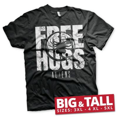 Alien t shirt big tall free hugs