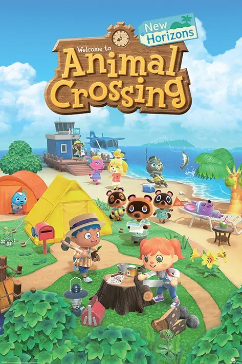 Animal crossing new horizons poster 61x91cm 1