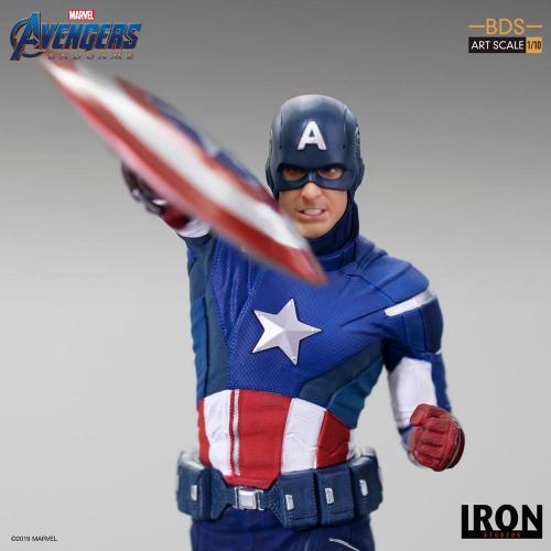 Avengers endgame statuette bds art captain america 21cm 3