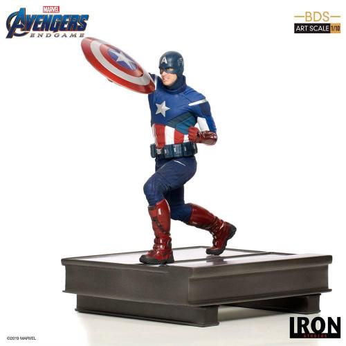 Avengers endgame statuette bds art captain america 21cm
