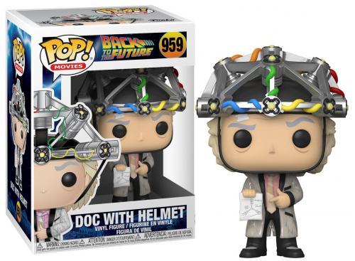 Back to the future bobble head pop n 959 doc w helmet