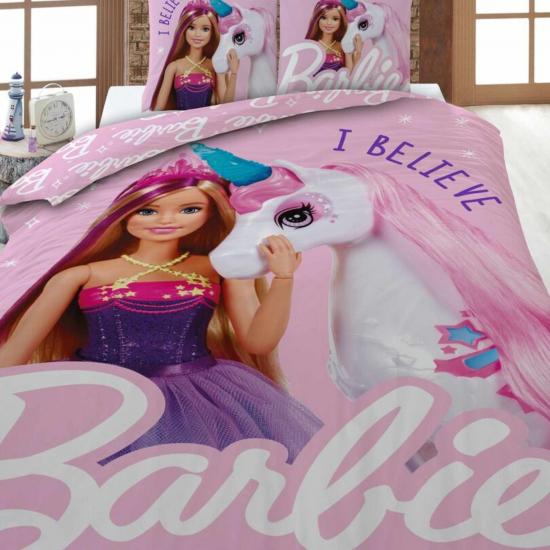 Barbie i believe parure de lit 140x200 coton polyester 1
