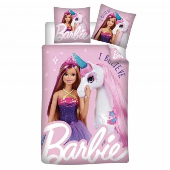 Barbie i believe parure de lit 140x200 coton polyester