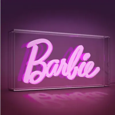 Barbie logo lampe led neon 1