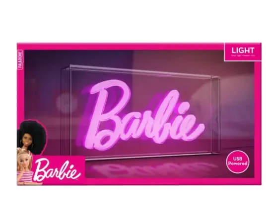Barbie logo lampe led neon