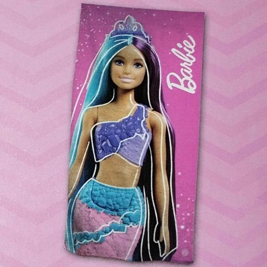 Barbie serviette de bain plage 100 coton 60x120cm 1