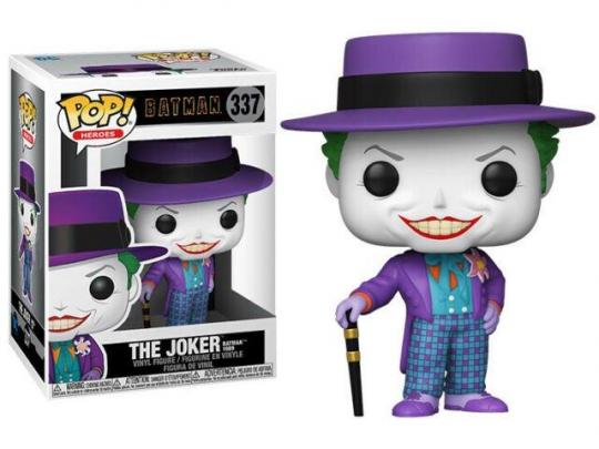 Batman 1989 bobble head pop n 337 joker w hat