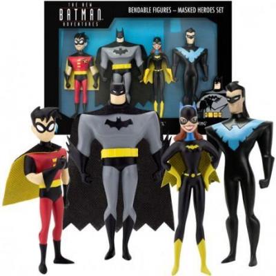 Batman bendable figures masked heroes set 4 pces