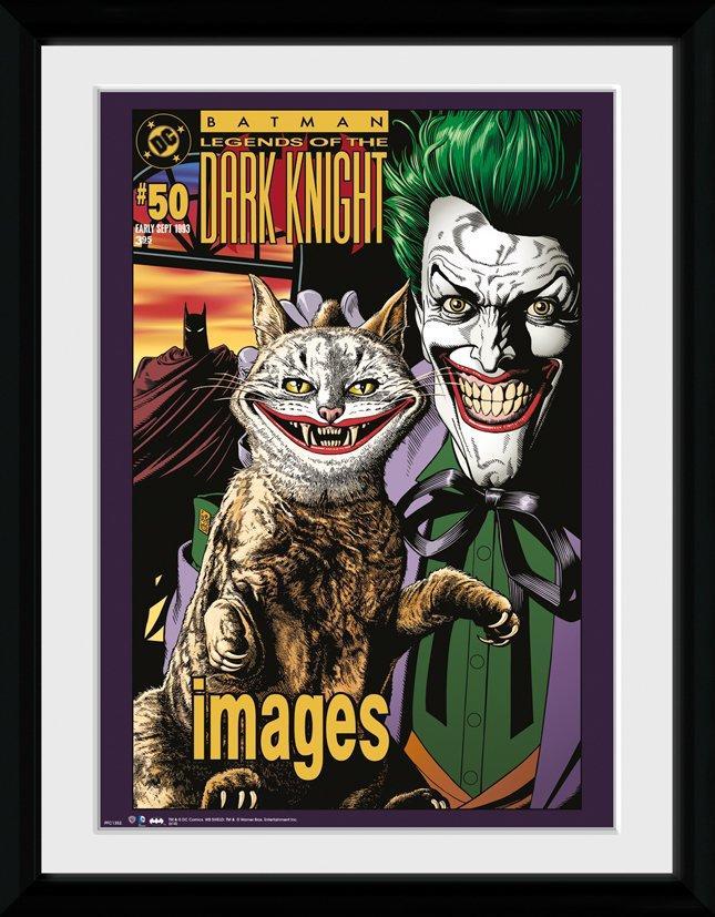 Batman comic collector print 30x40 joker cat