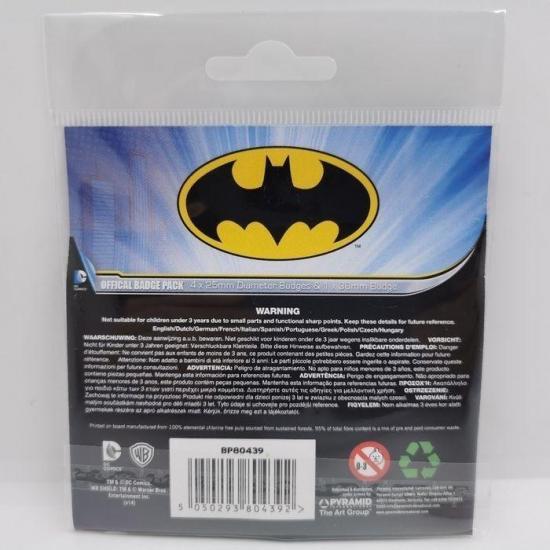 Batman pack de 5 badges comics 1