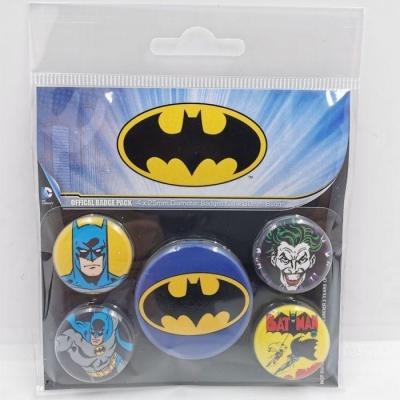 Batman pack de 5 badges comics