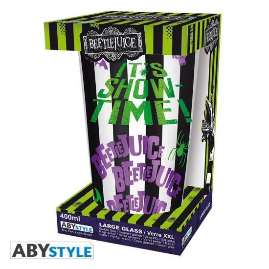 Beetlejuice verre xxl 400 ml costume beetlejuice