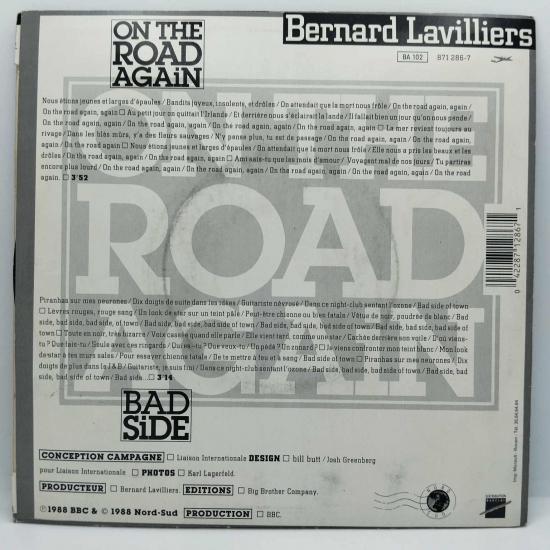 Bernard lavilliers on the road again single vinyle 45t occasion 1