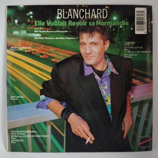 Blanchard elle voulait revoir sa normandie single vinyle 45t occasion 1
