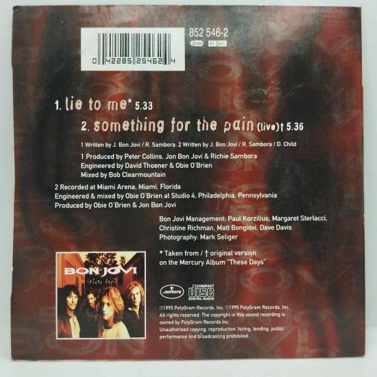 Bon jovi lie to me cd single occasion 1