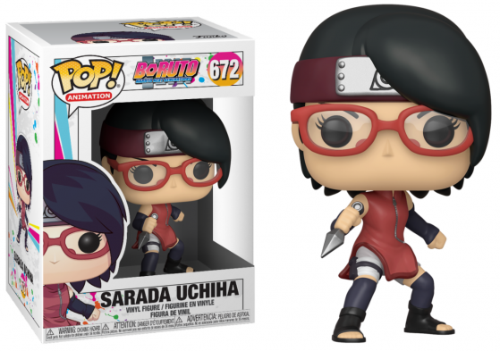 Boruto bobble head pop n 672 sarada uchiha