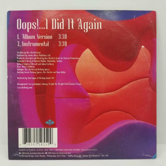 Britney spears oops i did it again cd single occasion 1