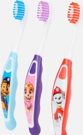 Brosse a dents pour enfants paw patrol 3 pieces 1