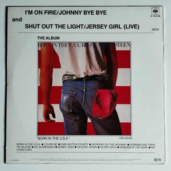 Bruce springsteen i m on fire maxi single vinyle occasion 2