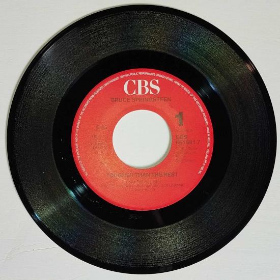 Bruce springsteen tougher than the rest single vinyle 45t occasion 2