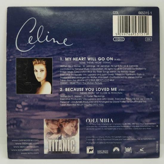 Celine dion my heart will go on cd single occasion 1