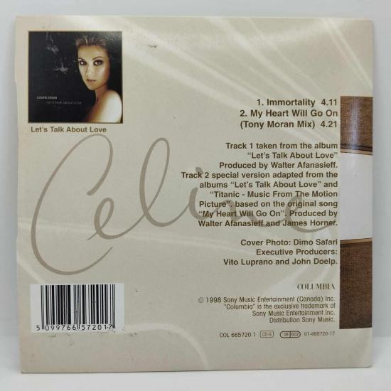 Celine dion the bee gees immortality cd single occasion 1
