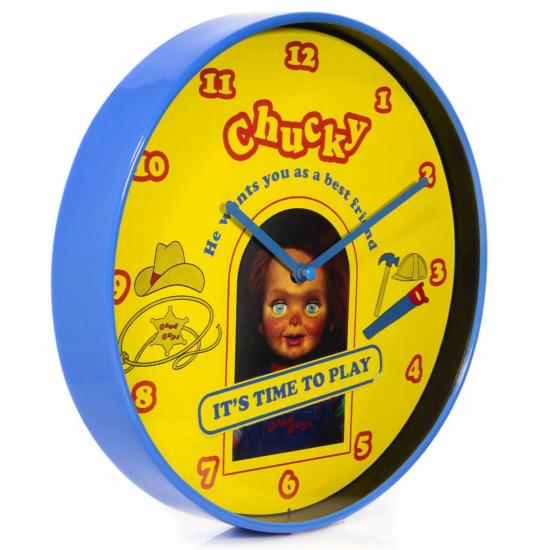 Chucky it s time to play horloge murale 25cm 2