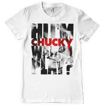 Chucky wanna play cutout t shirt xxl