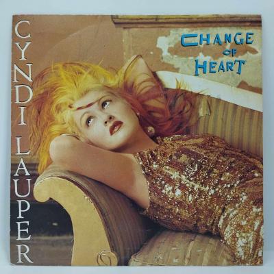 Cindy lauper change of heart pressage promo espagne single vinyle 45t occasion