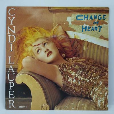 Cindy lauper change of heart single vinyle 45t occasion