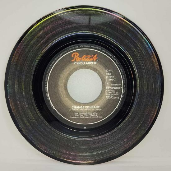 Cindy lauper change of heart single vinyle 45t occasion 2