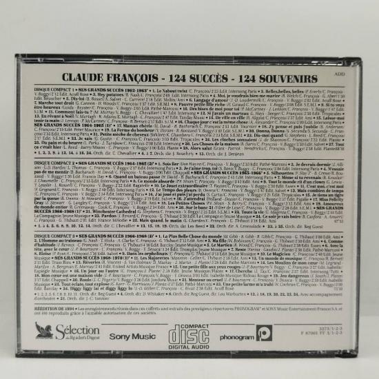Claude francois 124 succes 124 souvenirs coffret album 3cd occasion 1