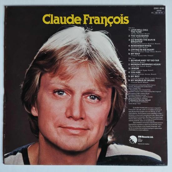 Claude francois his hits in english album vinyle occasion 1