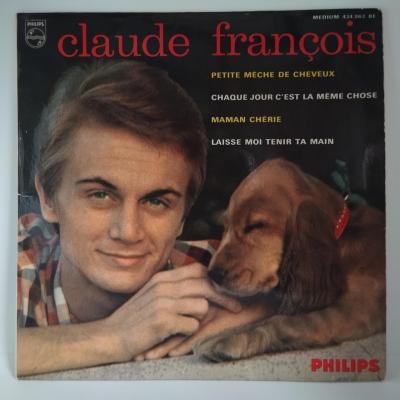 Claude francois petite meche de cheveux single vinyle ep occasion
