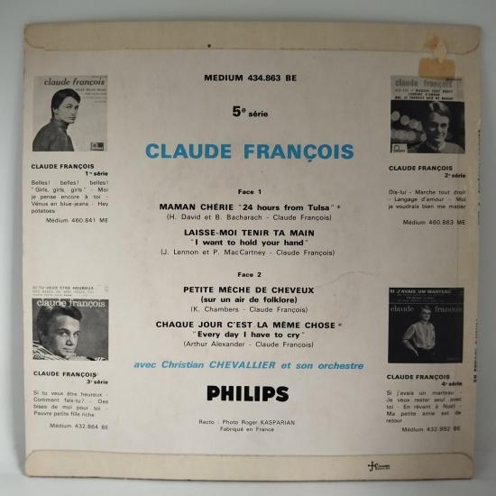 Claude francois petite meche de cheveux single vinyle ep occasion 1