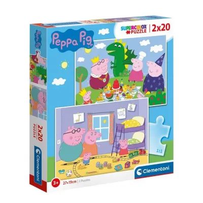 Clementoni peppa pig puzzle 2x20 pieces