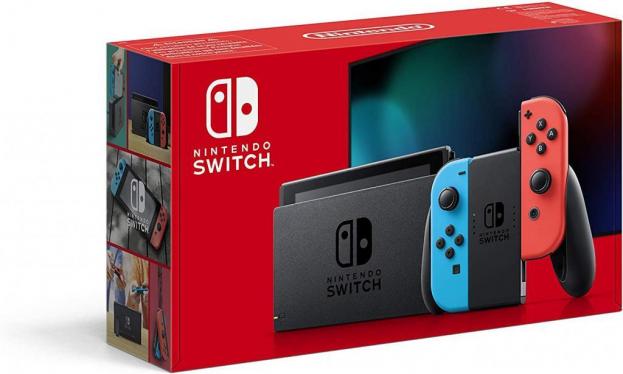 Console switch red blue