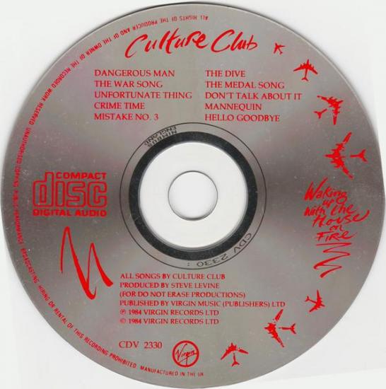 Culture club waking up with the house on fire pressage u k album cd occasion 2