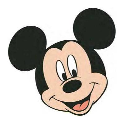 Cushion shape mickey