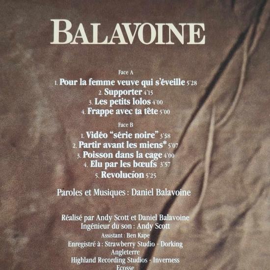 Daniel balavoine loin des yeux de l occident album vinyle occasion 2