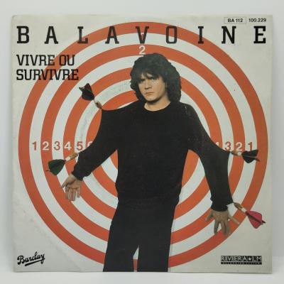 Daniel balavoine vivre ou survivre single vinyle 45t occasion