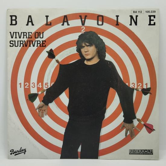 Daniel balavoine vivre ou survivre single vinyle 45t occasion