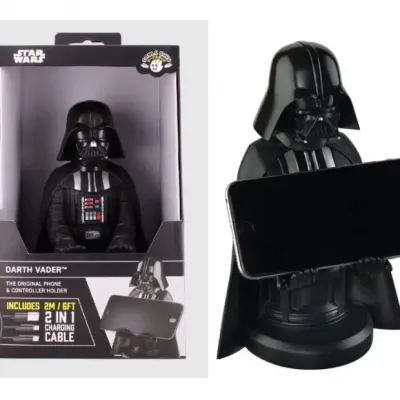 Darth vader figurine 20cm support manette portable
