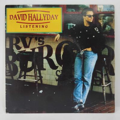 David hallyday listening remix single vinyle 45t occasion