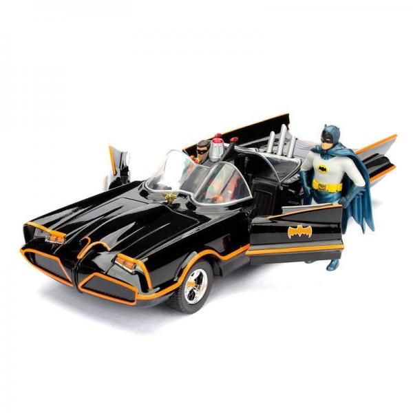 Dc comics batman 1966 batmobile figure metal die cast 1 24eme 1
