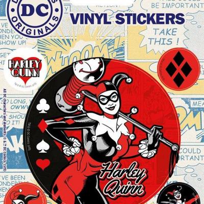 Dc comics harley quinn stickers en vinyle